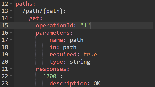 A path that accepts a string parameter